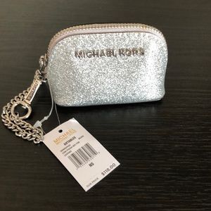 NWT Michael Kors Coin Pouch Key Fob